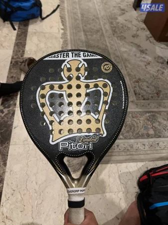 Black crown padel racket