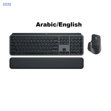 Logitech MX Keys S Combo (3 in 1) - لوحة مفاتيح وماوس لاسلكية لوجيتيك